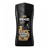 Axe Duschgel Leather & Cookies für Männer, pH-hautneutral, Flasche,