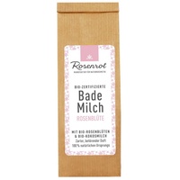 Rosenrot Bademilch Rosenblüte mit Bio-Kokosmilch
