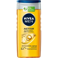NIVEA MEN Active Energy Duschgel (250 ml), pH-hautneutrale Pflegedusche