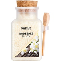 Brubaker Badesalz 400 g - Vanille Duft - Badezusatz