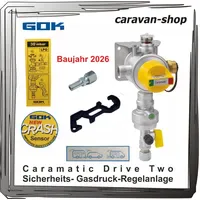 GOK Caramatic DriveTwo Gasdruckregler 30 mbar Silber
