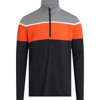 Mc Kinley McKinley Diego M Herren-Funktions-Shirt Skioberteil schwarz/orange/grau -