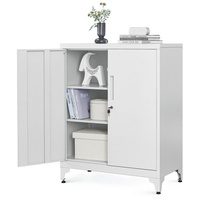 Songmics Aktenschrank 80 x 40 x 180 grau