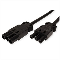 Bachmann Geräteverlängerung GST18-3 Stecker/Kupplung, schwarz, 4 m
