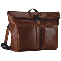 LEONHARD HEYDEN Porto Messenger Leder 38 cm braun