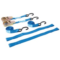 Silverline 2 x Motorrad Spanngurte mit Ratsche