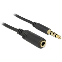 DeLock Audio-Kabel 3,5 mm Klinkenstecker auf Kupplung 2 m