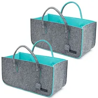 Dune Design 2er Set Filztasche bis 25kg - 50x25x25