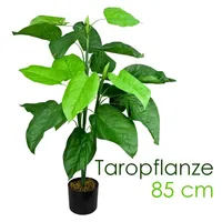 Decovego Kunstpflanze Aronstab Araceae Arum Taro künstlicher Baum Künstlich