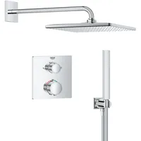 Grohe Precision Thermostat Duschsystem mit Vitalio Rain Mono 310
