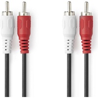 Nedis Stereo-Audiokabel - 2x RCA Stecker - 2x RCA