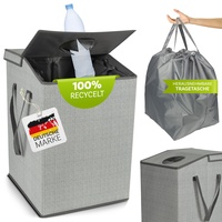 KrockaZone. Pfandflaschen Aufbewahrung mit 110L XXL Tragetasche & Deckel