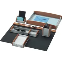 RUMOLD Schreibtisch-Set Buche/Aluminium VE=6 Stück
