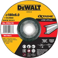 DeWalt EXTREME Schruppscheibe 180x6x22,23mm Metall Typ 42 (gekröpft) DX7961-AE