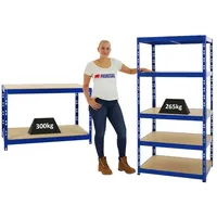 Proregal Mega Deal 1x Schwerlastregal Tiger | 1x Werkbank