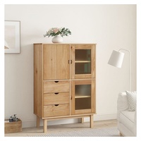 VidaXL Highboard OTTA 85x43x125 cm Massivholz Kiefer