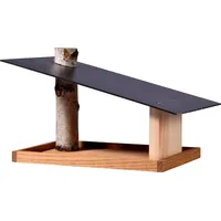 Dobar Vogelfutterhaus Futura mit Futterstation für Wildvögel 24 cm