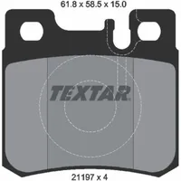 Textar Bremsbelagsatz, Scheibenbremse