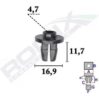 ROMIX Polsterklammer ROMIX ROM C70359