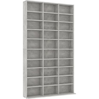 VidaXL CD-Schrank Betongrau 102x16x177,5 cm Holzwerkstoff