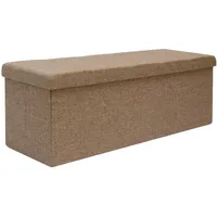 Dune Design Sitzbank Faltbar 110x38x38cm Sitztruhe inkl. 2 Trennwände