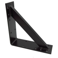 Dynamic24 Stahl Winkel 250x250x70mm 3mm extra stark Holzverbinder schwarz