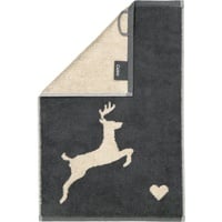 CAWÖ Handtücher Alpenchic Edition Hirsche 6228 Granit - 73