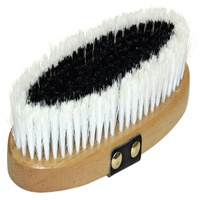Kerbl 3243 Kardätsche Brush&Co, Holzrücken Handschlaufe, Fellpflege Pferdepflege