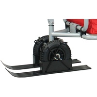 Beachtrekker Bollerwagen faltbar schwarz Schneekufen für Bollerwagen LiFe