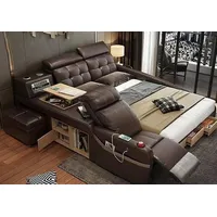 JV Möbel Multifunktion Design Bett), Big Kunstleder Hotel Polster