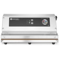 HENDI Vakuumiergerät, Vakuum-Verpackungsmaschine, Digitales Display, Automatischer oder manueller Betrieb