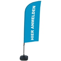 Showdown Displays Showdown Beachflag Hier Anmelden bl deutsch