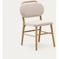 Kave Home 2er-Set Kave Home Stuhl Helda Stoff Beige