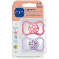 MAM Schnuller Supreme Silikon 6-16 Monate