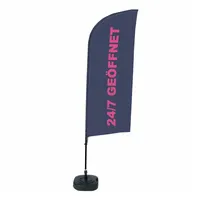 Showdown Displays SHOWDOWN Beachflag - Komplett-Set - 24/7 Geöffnet