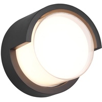 Trio Reality Leuchten LED Außenwandleuchte Puno Schwarz matt