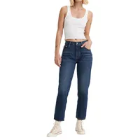 Levi's »501 Crop 501 Collection, 5-Pocket-Style, blau