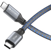 Sonero Sonero® USB-C auf USB-C Kabel, 4K 60Hz Bildübertragung,