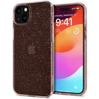 SPIGEN iPhone 15 Plus Liquid Crystal Glitter Hülle rosa