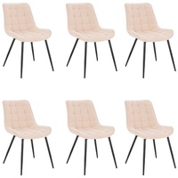 Home Deluxe Polsterstuhl Esszimmer IKALO - 6er Set -