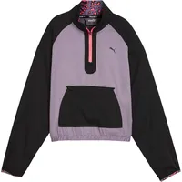 Puma Damen, Fitnesssweater Half ZIP Woven 1/2 Pale Plum,