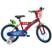 F.lli Schiano PJ MASKS Kinderfahrrad. mit Trinkflasche. Flaschenträger ROT