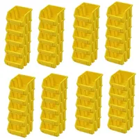 Proregal SuperSparSet 40x Sichtlagerbox 1 | HxBxT 7,5x11,6x11,2cm |