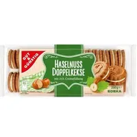 Gut&Günstig Haselnuss Doppelkekse Kekse 250,0 g