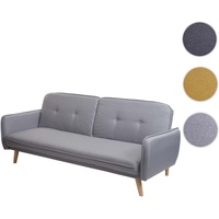 Mendler Schlafsofa HWC-J18, Couch Klappsofa Gästebett Bettsofa, Schlaffunktion Stoff/Textil