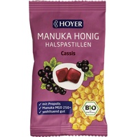 Hoyer Manukahonig Halspastillen Cassis bio