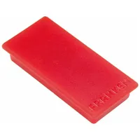 Franken Haftmagnet Magnet rot, Kunststoff 2,3 x 5,0 cm,