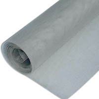 Intirilife Fliegennetz aus Fiberglas Grau Meterware Breite 80cm Maschenweite