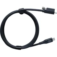 Bachmann Ochno USB-C Kabel mit Schraube 2,0m schwarz