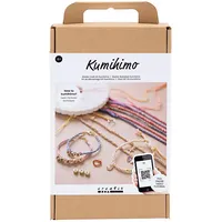 Creativ Company Creativ Starter Bastelset Kumihimo, Freundschaftsarmband, 1 Packung,